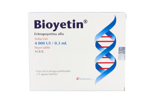 Bioyetin (Eritropoyetina Humana Recombinante)  4000 UI/ml