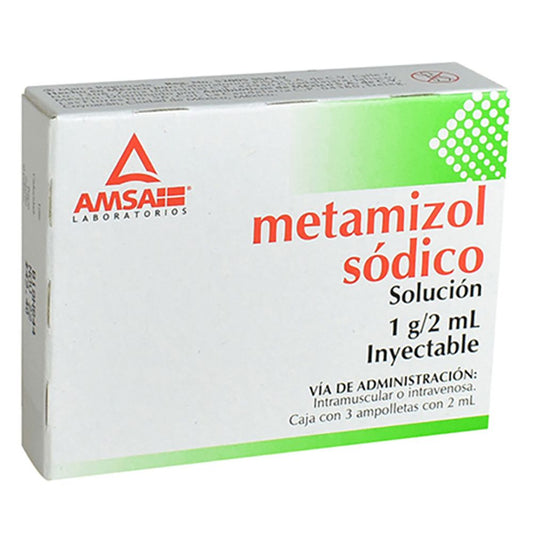 METAMIZOL SODICO G.I. 3 AMP 1G/2 ML