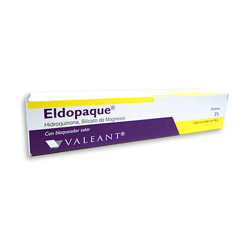 Eldopaque (Hidroquinona, Silicato de Magnesio) Crema 2% Cja c 30 gr