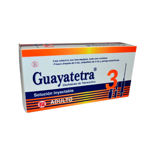 Guayatetra (Clorhidrato de tetraciclina) 100mg