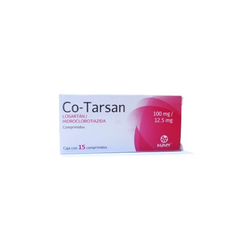 CO-TARSAN 15 COMP 100/12.50 MG