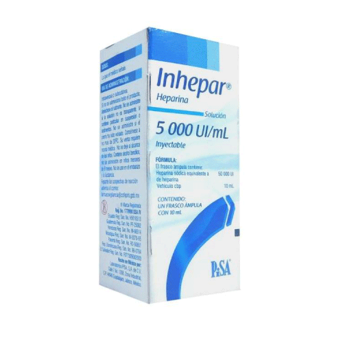 Inhepar (Heparina) 5000Ul/ml