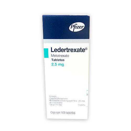 Ledertrexate (Metotrexato) Tab 2.5mg Cja c 100 tabs