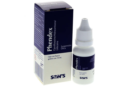 PHENDEX OTICO 1 SUSP 2/10/50MG/10 ML