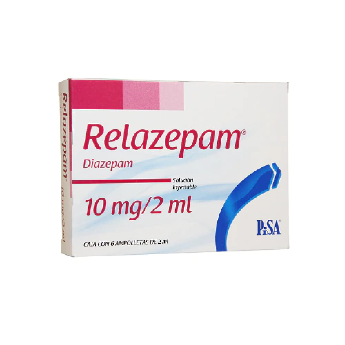Relazepam (Diazepam) Sol iny 10mg/2ml Cja c/6 amps