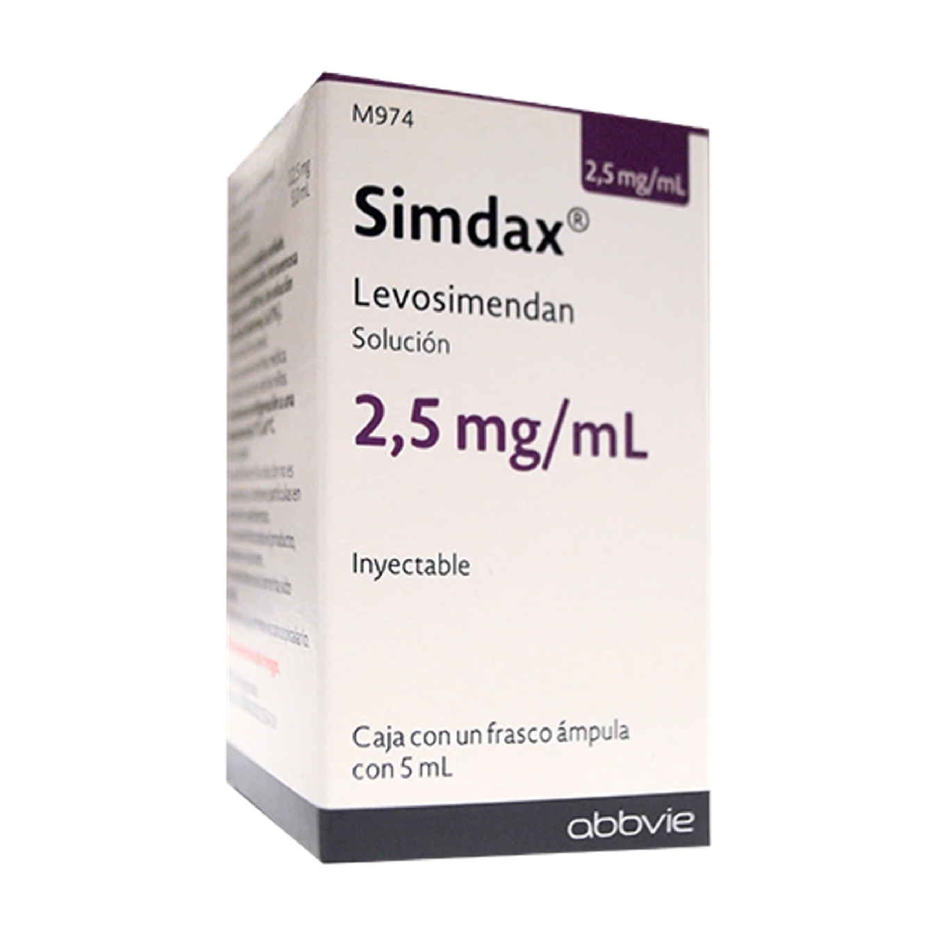 SIMDAX 2.5mg / 5ml – Distribuidora Sta María