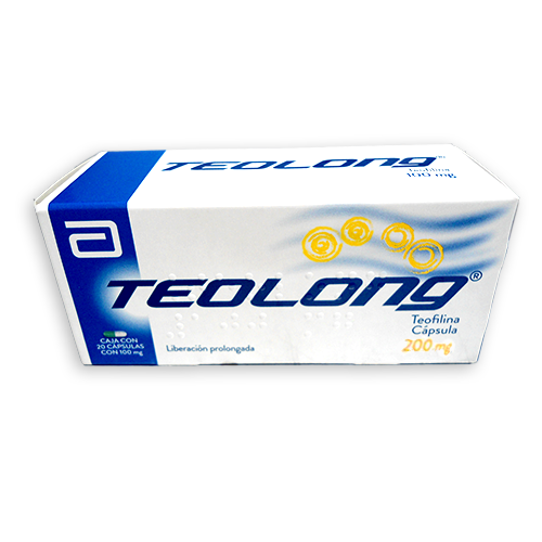 Teolong (Teofilina) Caps 200 mg Cja c 20 caps