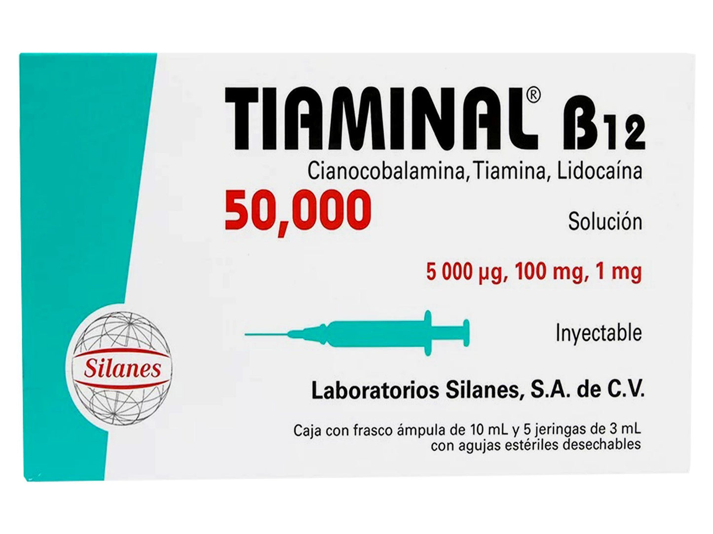 TIAMINAL B12 50,000 5 FA 100/5/1 MG