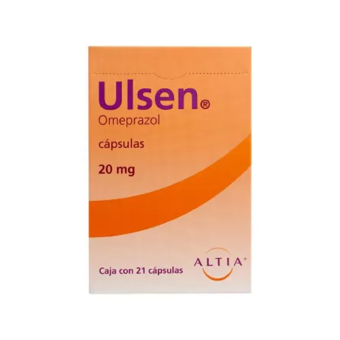 Ulsen (Omeprazol) Caps 20 mg Cja c/21 caps