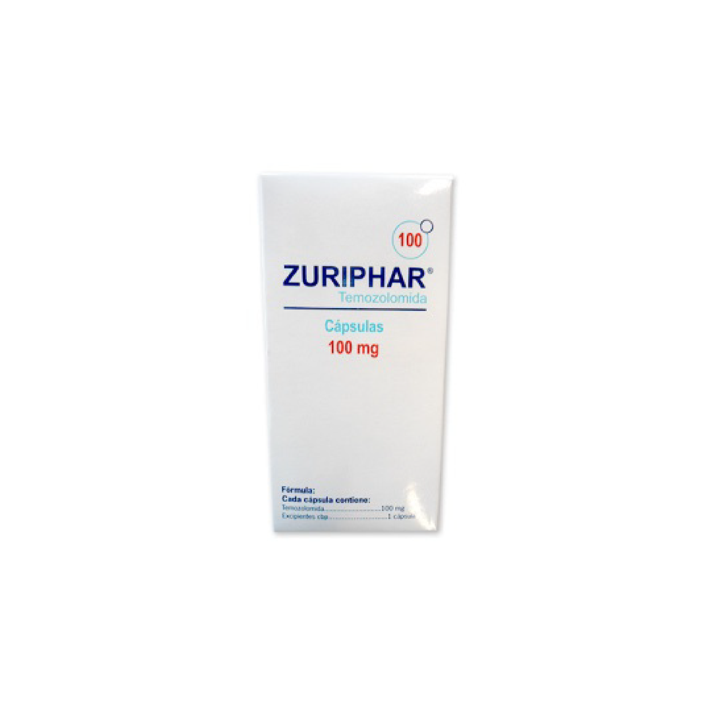 Zuriphar (Temozolomida) Caps 100 mg Cja fco c/5 caps